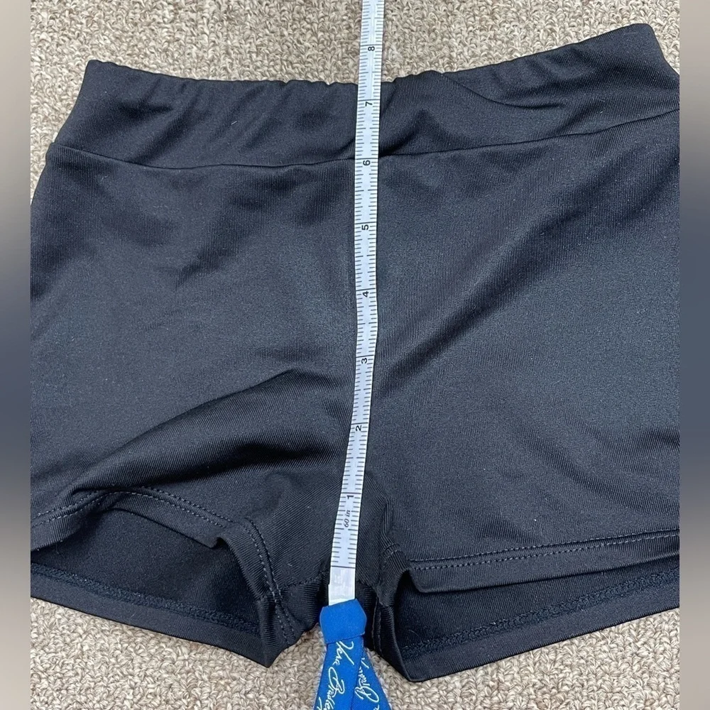 Make the Magic: Girls Black Gymnastic / Dance / Cheer Shorts, Size 6/6x